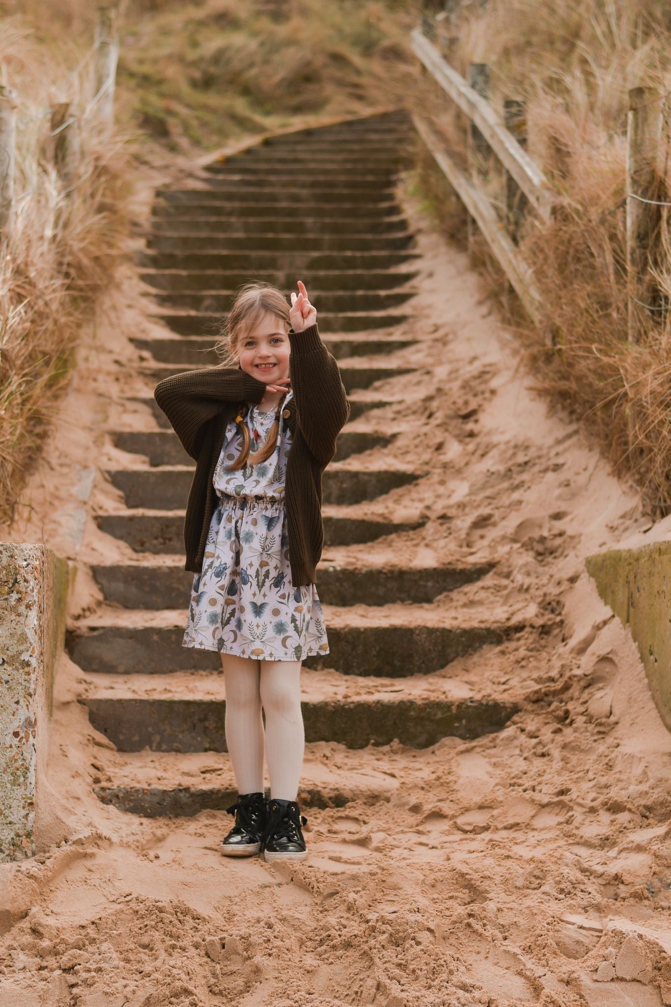 Relaxed Dress | Butterfly Garden