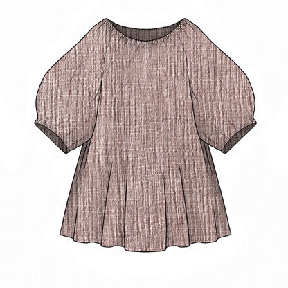 The Simple Dress | Rose Double Gauze | 6+