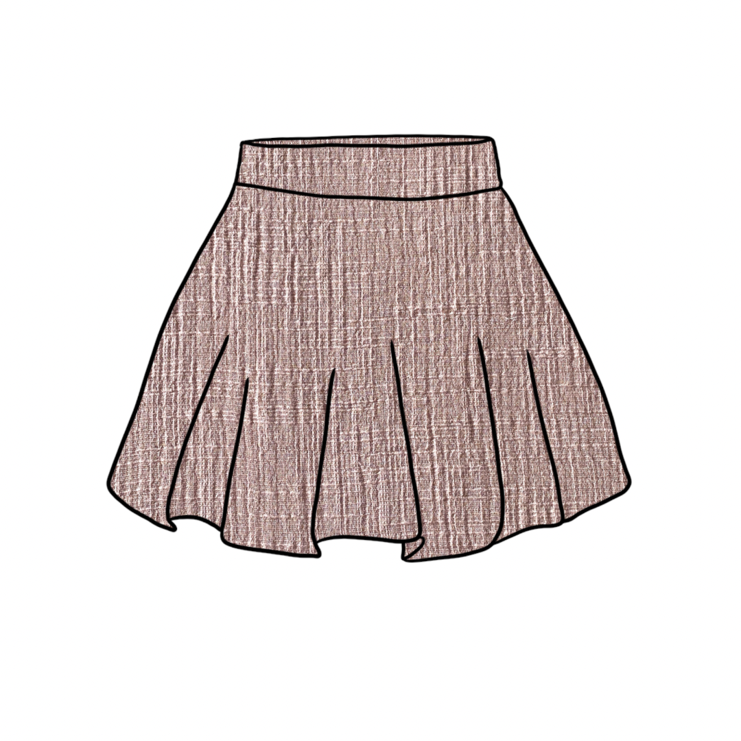 Skirt | Rose Double Gauze