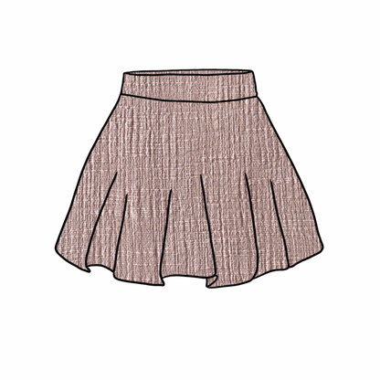 Skirt | Rose Double Gauze