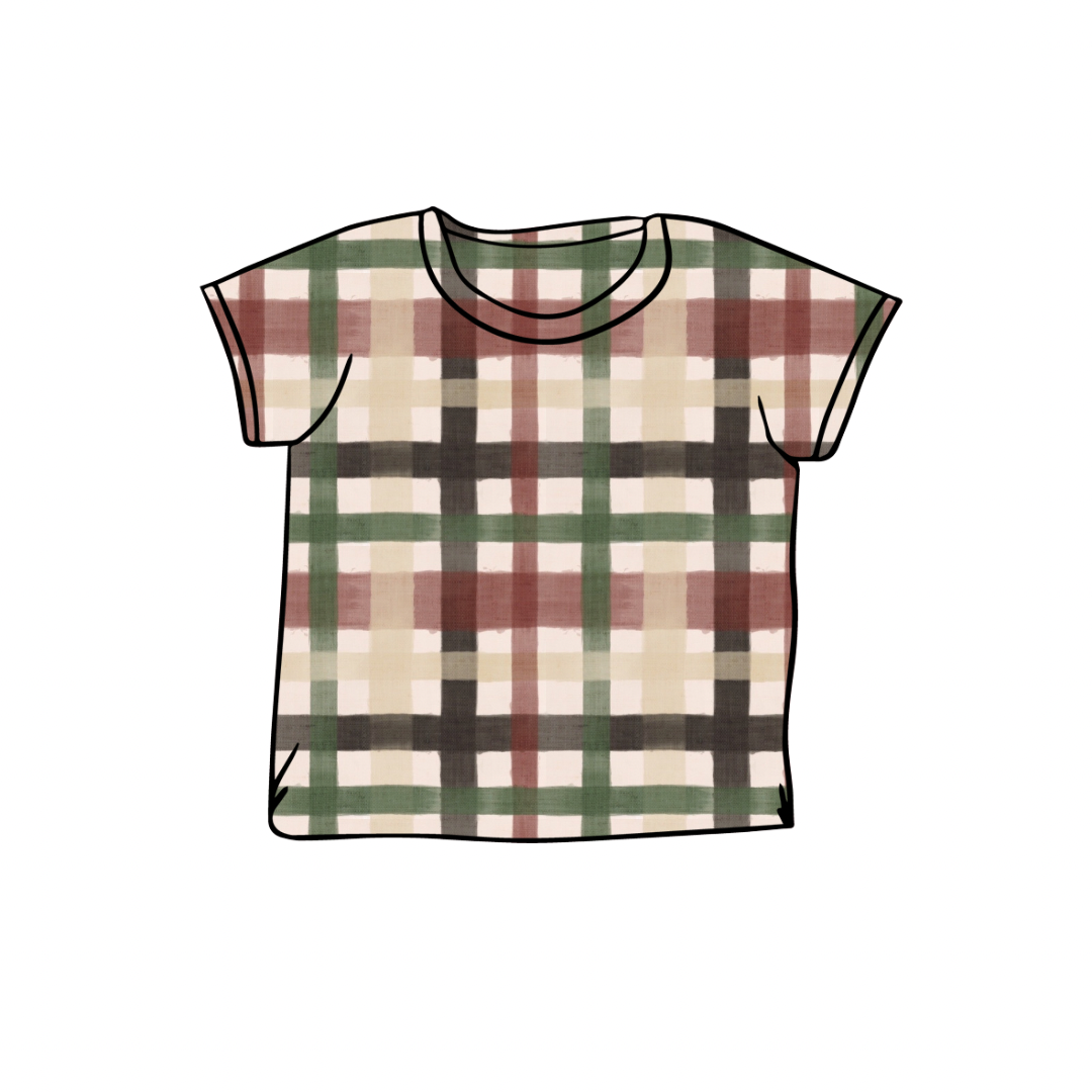 T-Shirt | Long & Short Sleeves | Spring Gingham | 6+