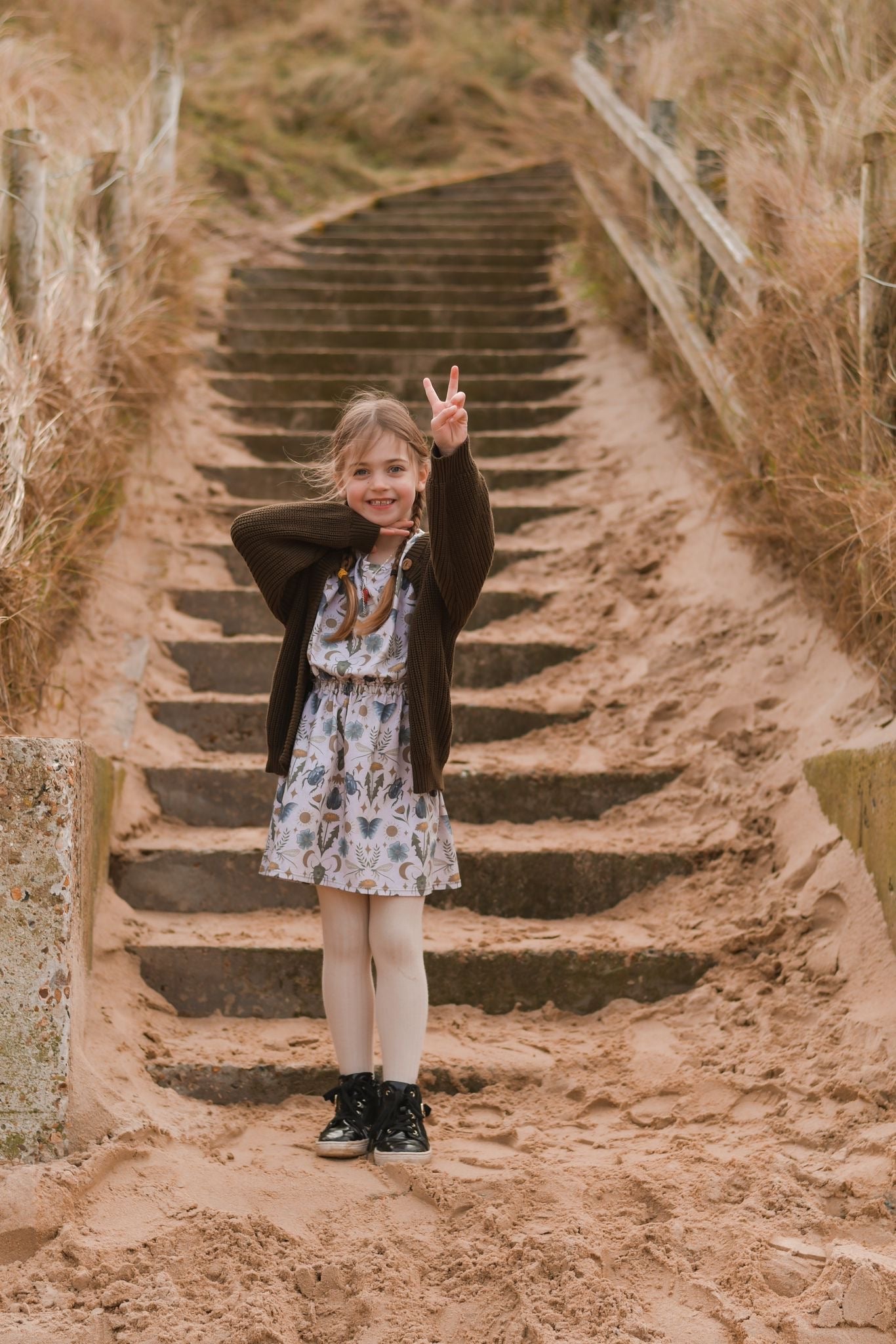 Relaxed Dress | Butterfly Garden