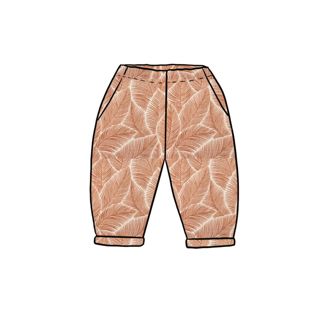 Vintage Trousers | Banana Leaves | 6+