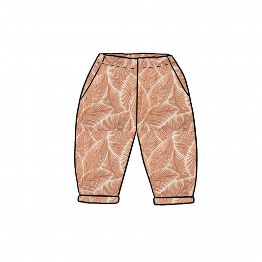 Vintage Trousers | Banana Leaves | 6+