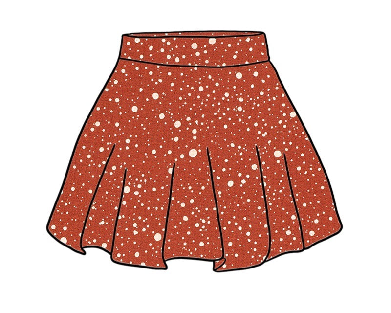 Skirt | Rust Splatter | 6+