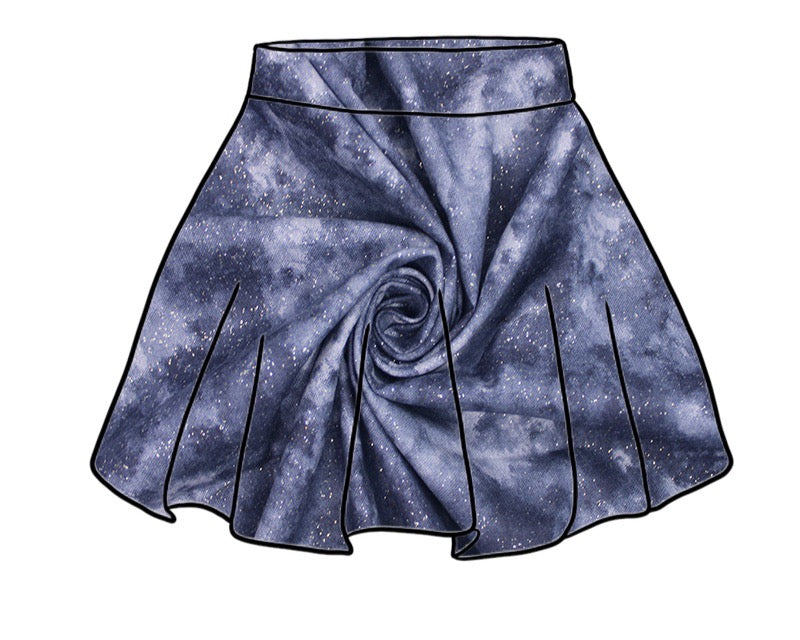 Skirt | Glitter Marble | 6+