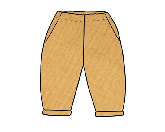 Vintage Trousers | Mustard | 6+