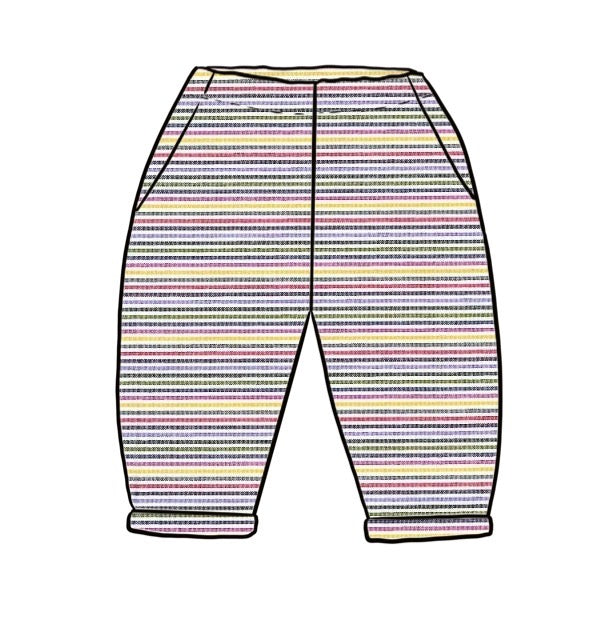 Vintage Trousers | Rainbow Stripes | 6+