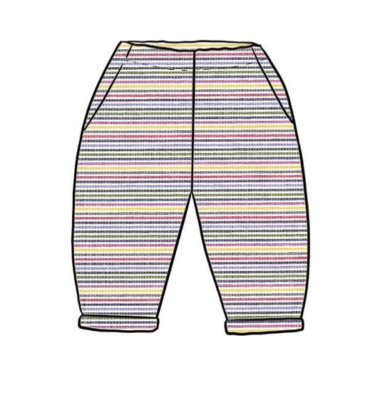 Vintage Trousers | Rainbow Stripes | 6+