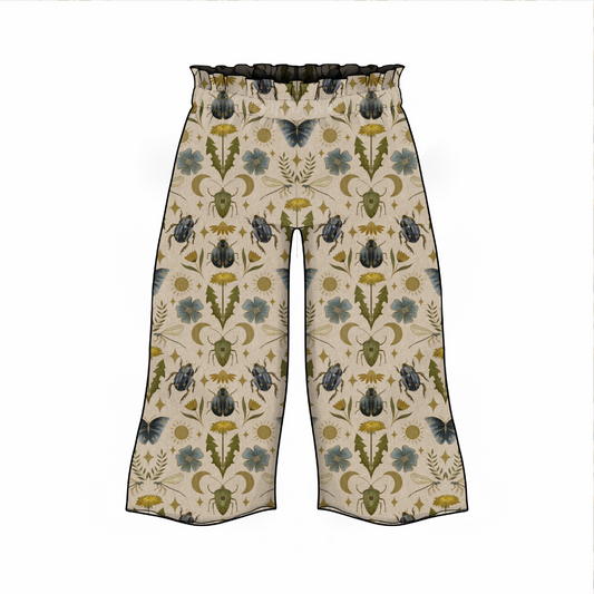 Wide Leg Trousers | Butterfly Garden