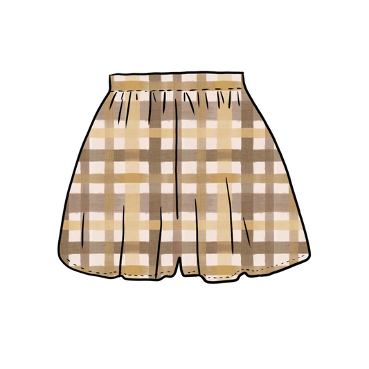 Culottes | Golden Gingham