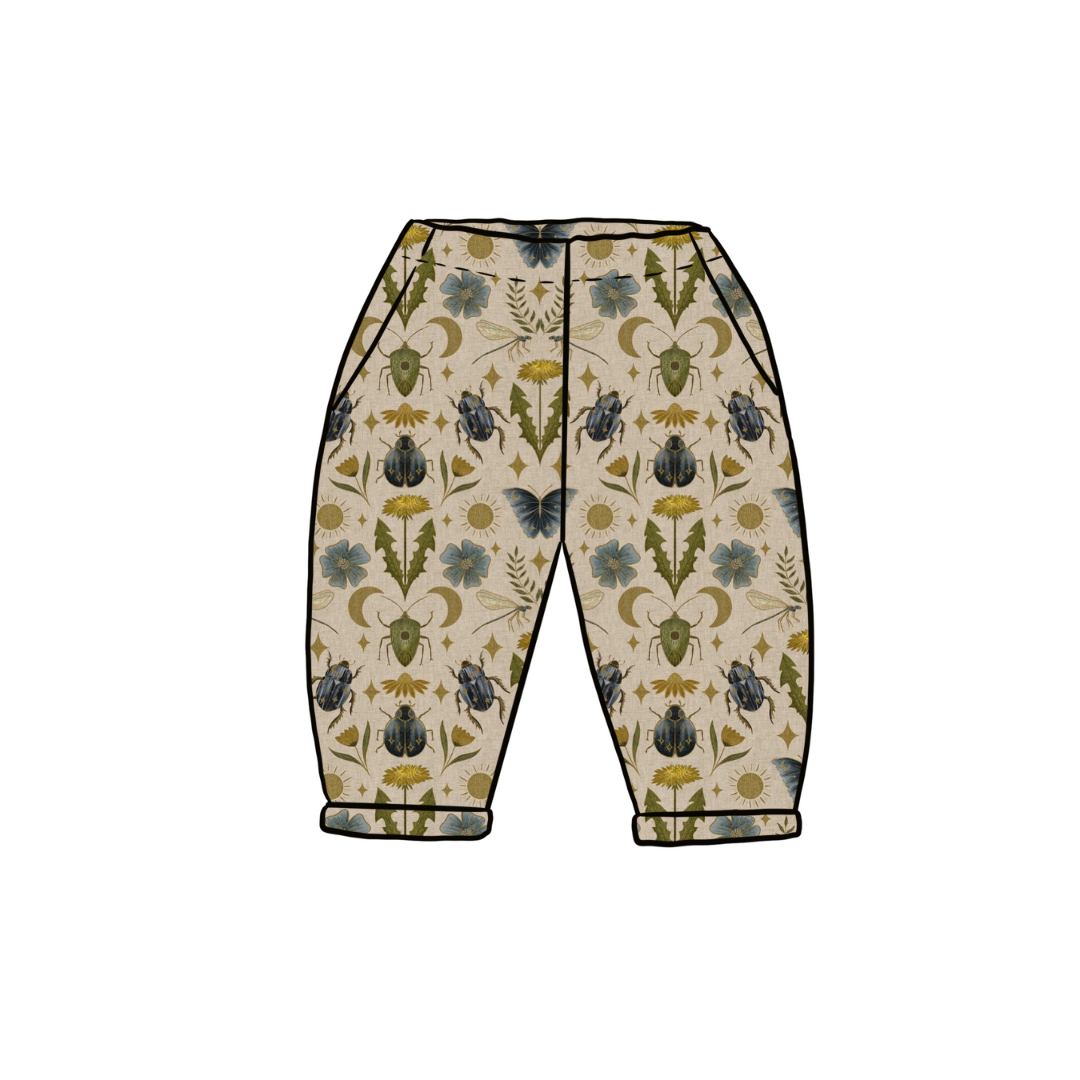 Vintage Trousers | Butterfly Garden | 6+