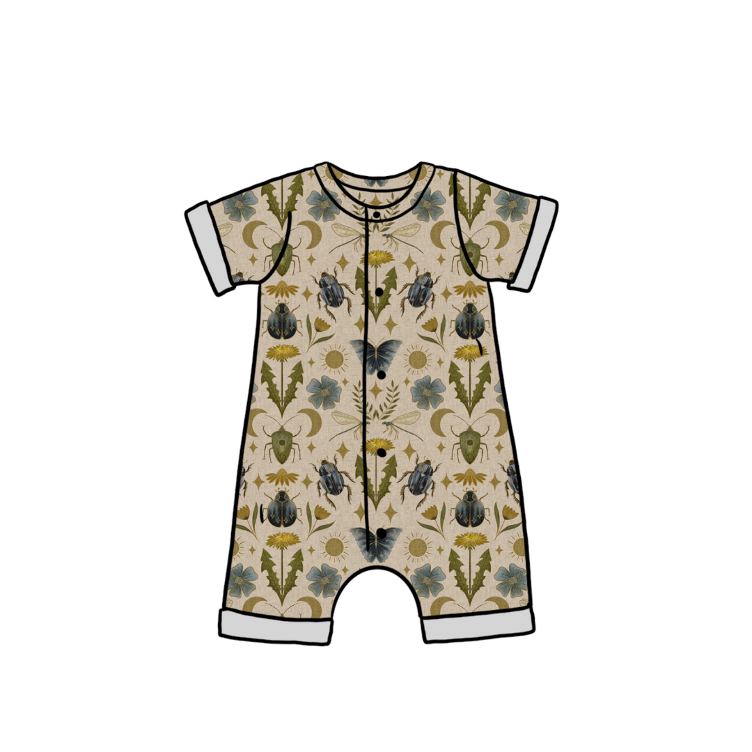 Shortie Romper | Butterfly Garden