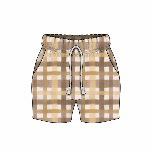 Shorts | Golden Gingham