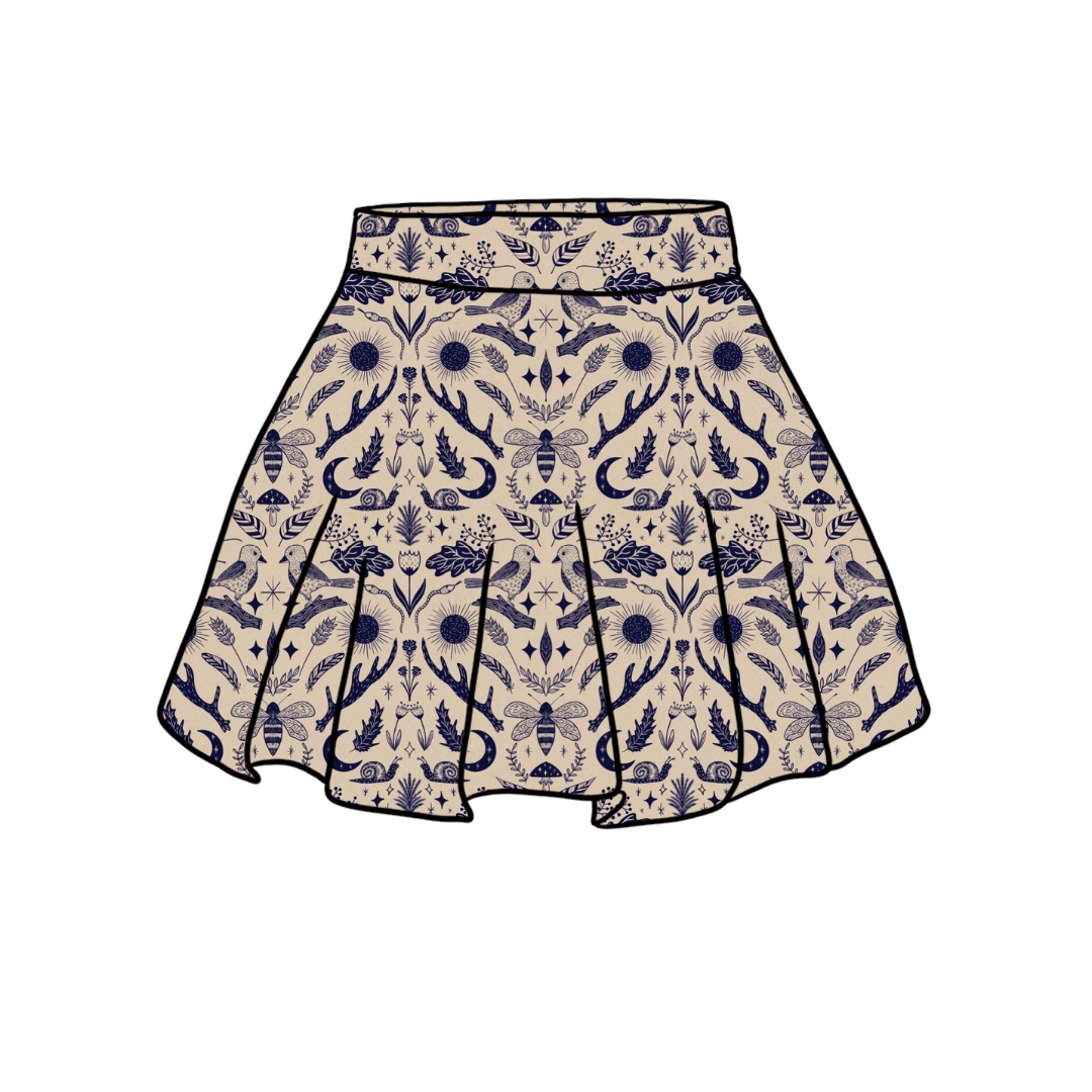 Skirt | Midnight Flora