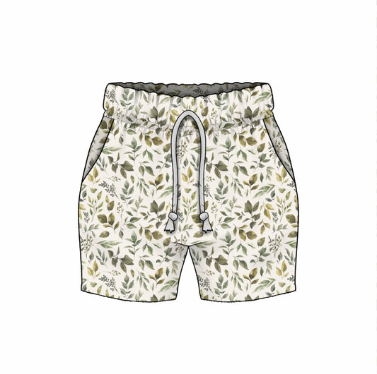 Shorts | Boho Leaves