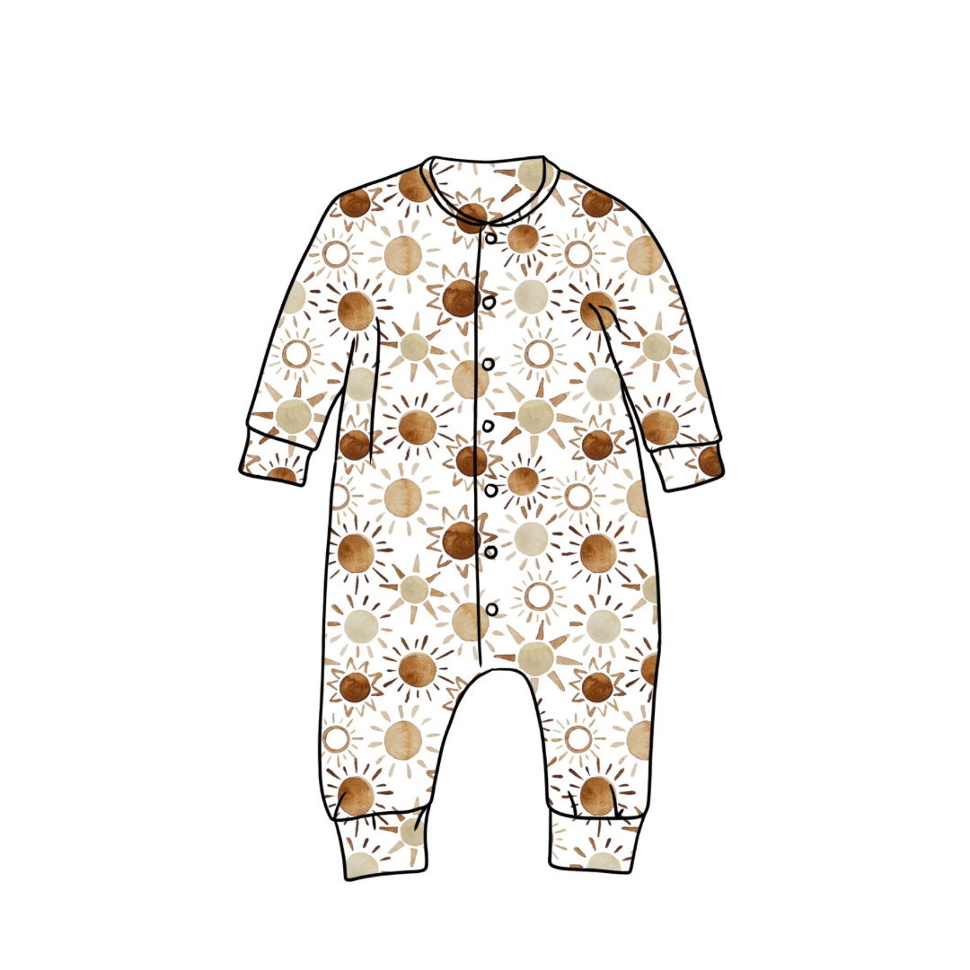 Long Popper Romper | Tuscan Sun